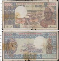Продать Банкноты Конго 1000 франков 0 
