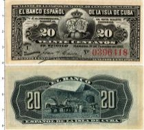 Продать Банкноты Куба 20 сентаво 1897 