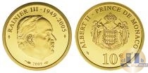 Продать Монеты Монако 10 евро 0 Золото