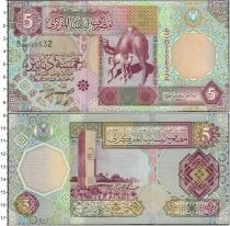 Продать Банкноты Ливия 5 динар 2002 