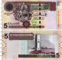Продать Банкноты Ливия 5 динар 2004 