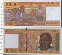 Продать Банкноты Мадагаскар 10000 франков 1995 