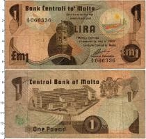 Продать Банкноты Мальта 1 лира 1967 