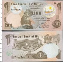 Продать Банкноты Мальта 1 фунт 1979 