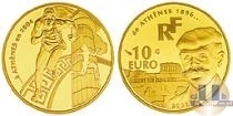 Продать Монеты Франция 10 евро 2004 Золото