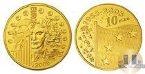 Продать Монеты Франция 10 евро 2005 Золото