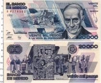 Продать Банкноты Мексика 20000 песо 1989 