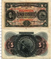 Продать Банкноты Мозамбик 5 эскудо 1921 
