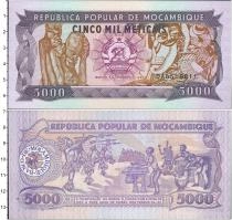 Продать Банкноты Мозамбик 5000 метикаль 1989 