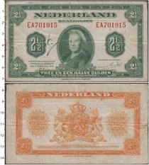 Продать Банкноты Нидерландская Индия 2 1/2 гульдена 1943 