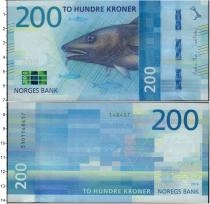 Продать Банкноты Норвегия 200 крон 2016 