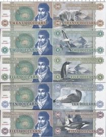 Продать Банкноты Остров Буве Набор из 5 бон 0 
