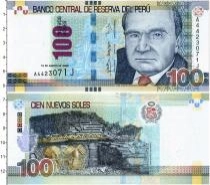 Продать Банкноты Перу 100 соль 2009 