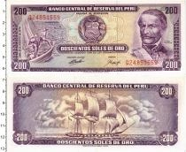 Продать Банкноты Перу 200 соль 1974 
