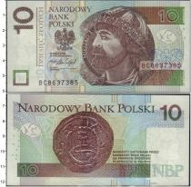 Продать Банкноты Польша 10 злотых 2016 