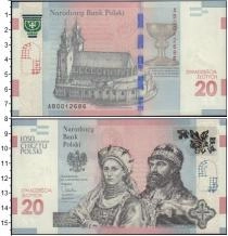 Продать Банкноты Польша 20 злотых 2015 