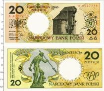Продать Банкноты Польша 20 злотых 1990 