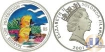 Продать Монеты Соломоновы острова 5 долларов 2001 Серебро