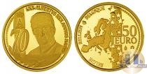 Продать Монеты Бельгия 50 евро 2004 Золото