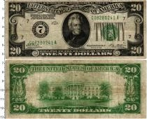 Продать Банкноты США 20 долларов 1920 