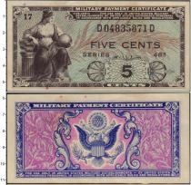 Продать Банкноты США 5 центов 1951 