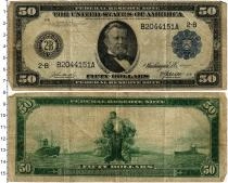 Продать Банкноты США 50 долларов 1914 