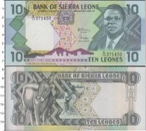 Продать Банкноты Сьерра-Леоне 10 леоне 1988 