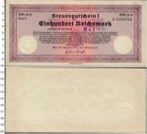 Продать Банкноты Третий Рейх 100 марок 1939 