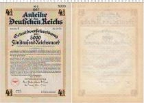 Продать Банкноты Третий Рейх 5000 марок 1937 