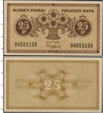 Продать Банкноты Финляндия 25 пенни 1918 