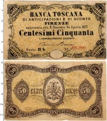 Продать Банкноты Тоскана 50 сентесим 1870 