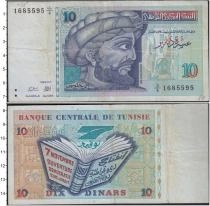 Продать Банкноты Тунис 10 динар 1994 