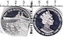 Продать Монеты Остров Святой Елены 50 пенсов 2002 Серебро
