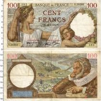 Продать Банкноты Франция 100 франков 1942 