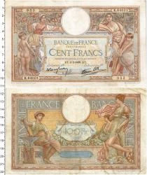 Продать Банкноты Франция 100 франков 1939 