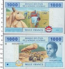 Продать Банкноты Центральная Африка 1000 франков 2002 