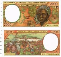 Продать Банкноты Чад 2000 франков 2000 