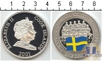 Продать Монеты Острова Кука 1 доллар 2001 Серебро