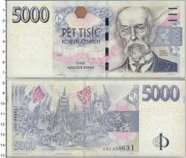 Продать Банкноты Чехия 5000 крон 2009 