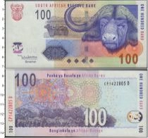 Продать Банкноты ЮАР 100 ранд 2005 
