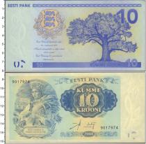 Продать Банкноты Эстония 10 крон 2008 