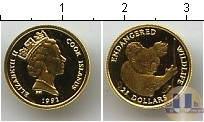 Продать Монеты Острова Кука 25 долларов 1991 Золото
