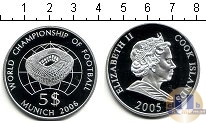 Продать Монеты Острова Кука 5 долларов 2005 Серебро