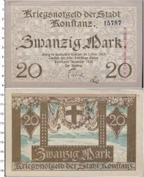 Продать Банкноты Германия 20 марок 1918 