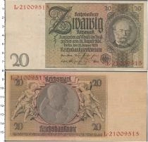Продать Банкноты Германия 20 марок 0 