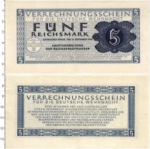 Продать Банкноты Третий Рейх 5 марок 1944 