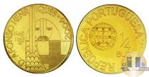 Продать Монеты Португалия 1/4 евро 2006 Золото