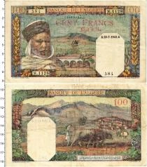 Продать Банкноты Алжир 100 франков 1942 