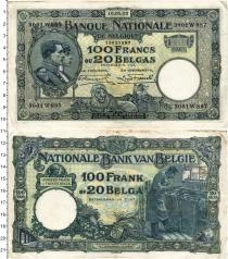 Продать Банкноты Бельгия 100 франков 1928 
