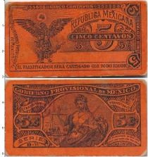 Продать Банкноты Мексика 5 сентаво 1914 